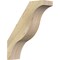 Ekena Millwork 6"W x 20"D x 24"H Funston Rough Sawn Knee Brace, Douglas Fir BRC06X20X24FST00RDF - alternate 1